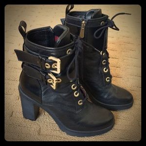 Combat Heel Bootie